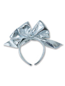 Silver Bow On Headband Costume Accessory