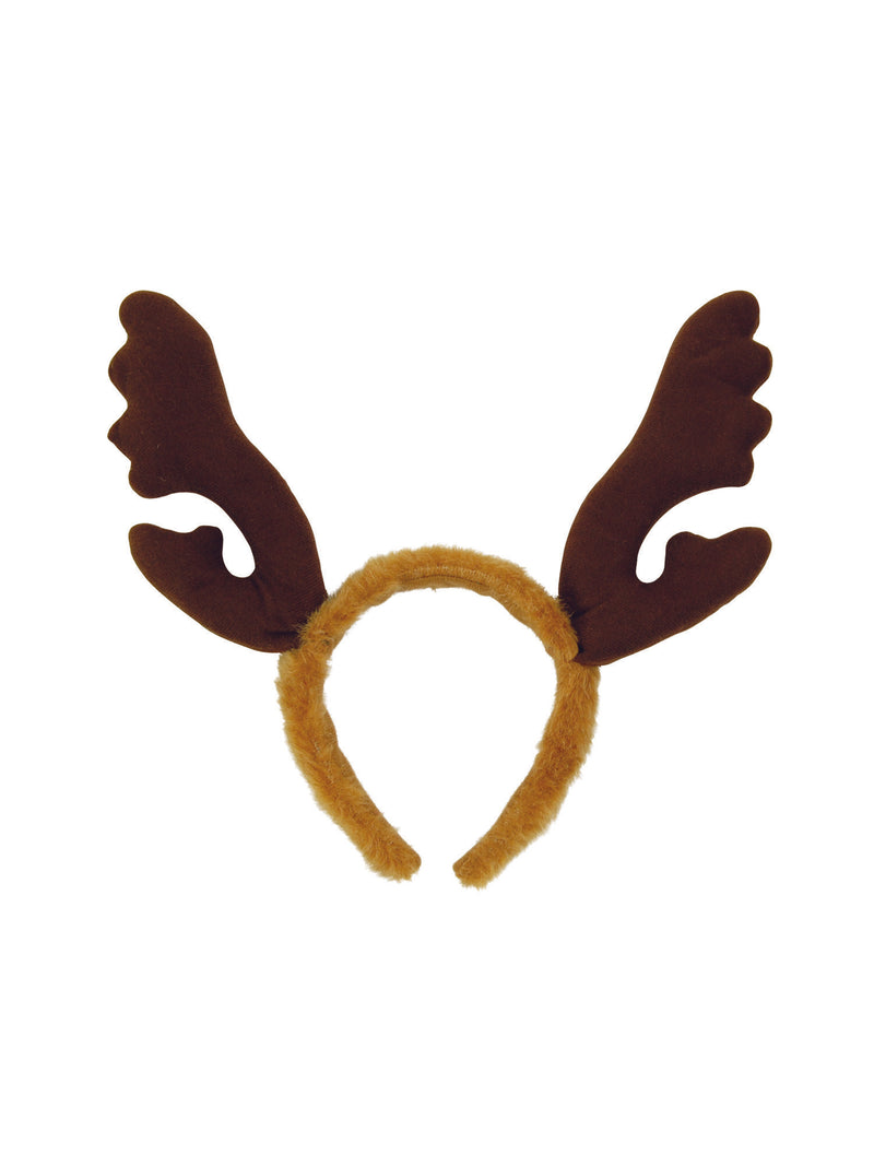 Brown Fur Reindeer Antlers Costume Accessory