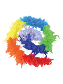 Rainbow Feather Boa Costume Accessory