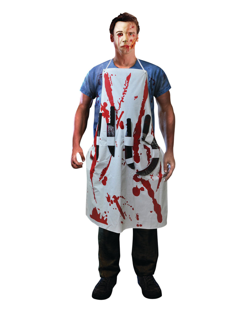 Bleeding Apron With 4 Weapons Costume Accessory