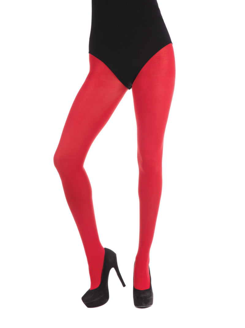 Red Ladies Tights Costume Accessory