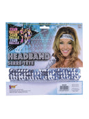 Silver Sequin Headband Costume Accessory