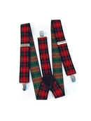 Tartan Punk Braces Costume Accessory