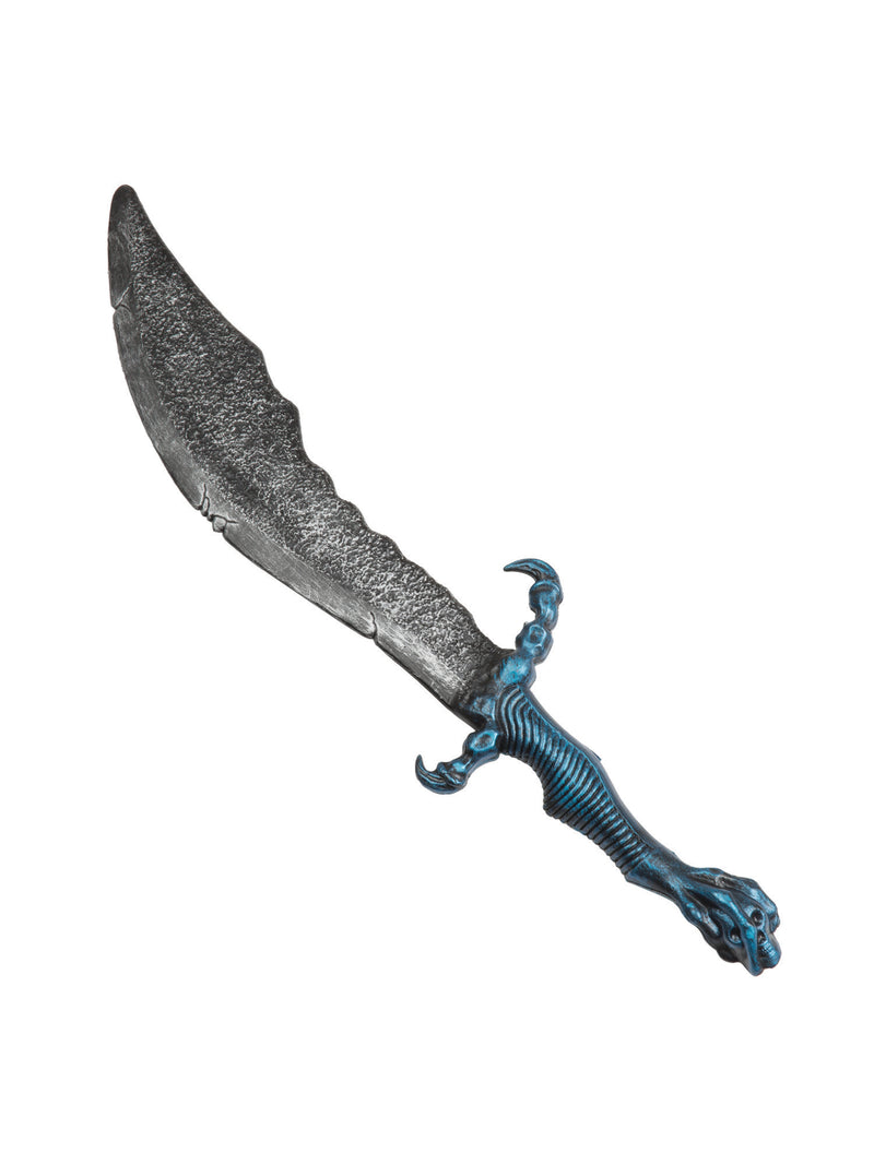Fantasy Sword With Metallic Blue Handle Costume Accessory