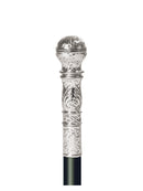 Silver Ball Cane Costume Accessory