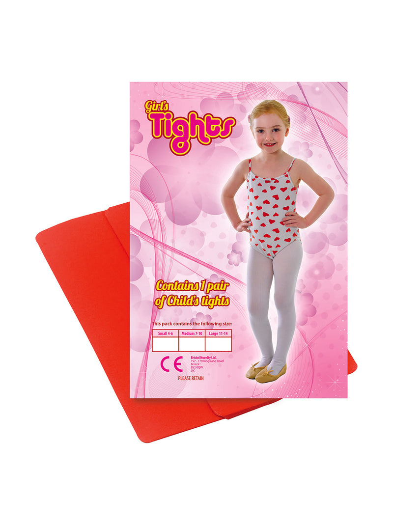 Red Childs Tights Costume Accessory