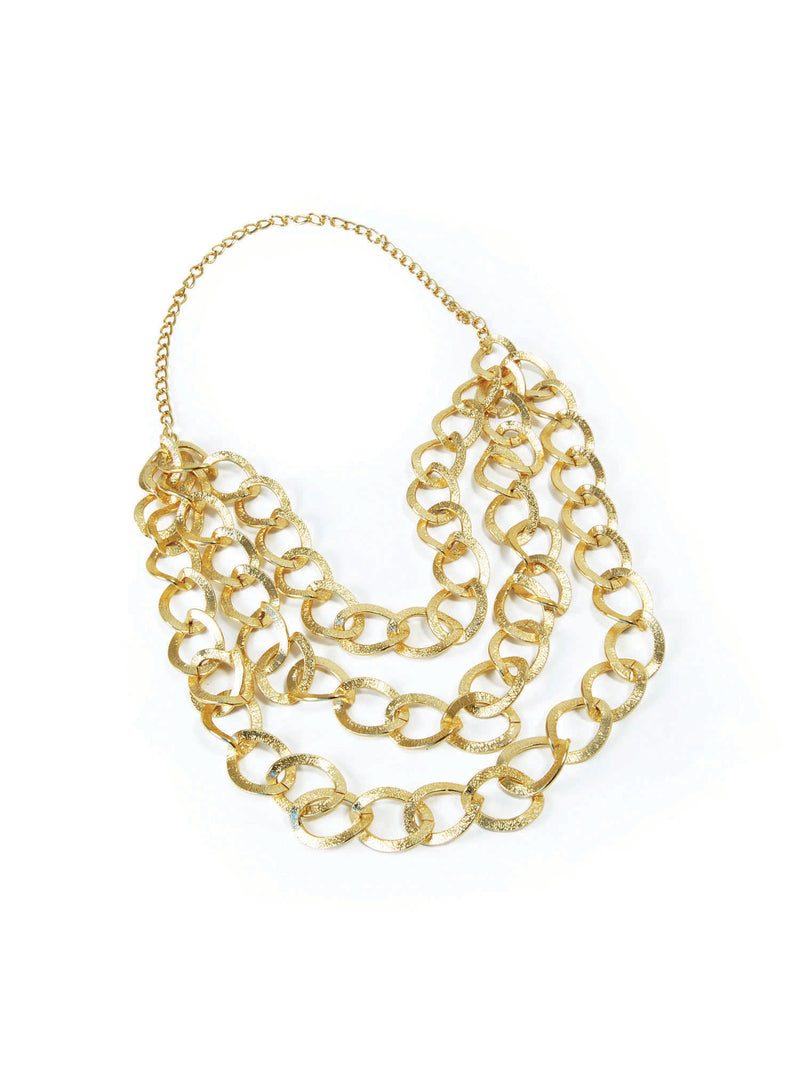 Mr Bling Gold Chain Costume Accessory