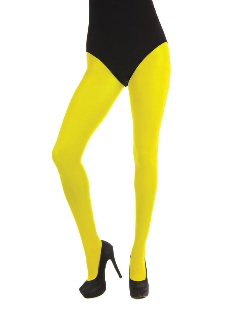 Yellow Ladies Tights Costume Accessory