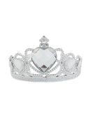 Tiara Silver & Clear Stone Costume Accessory