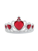 Tiara Silver & Red Stone Costume Accessory
