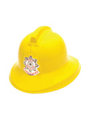 Yellow Plastic Fireman Helmet