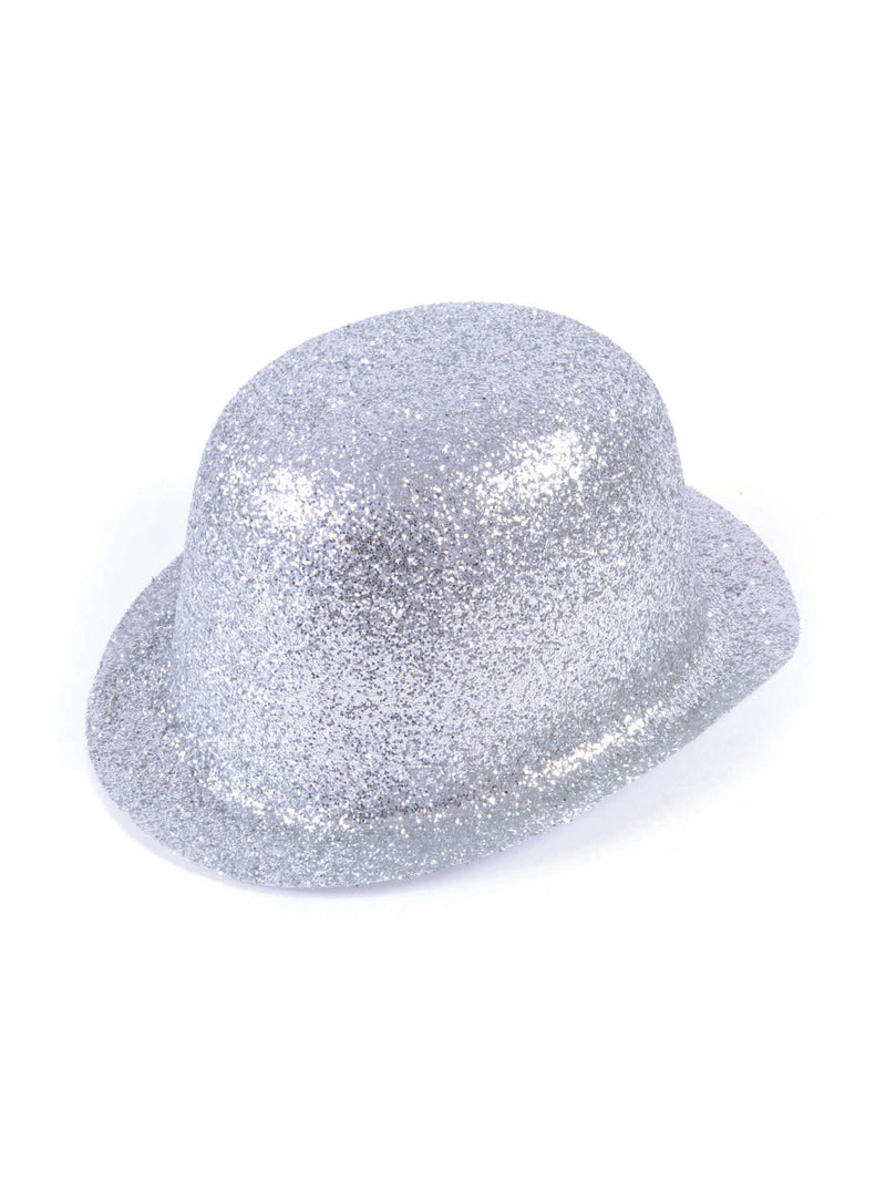 Silver Bowler Hat