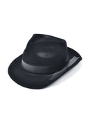 Black Gangster Hat