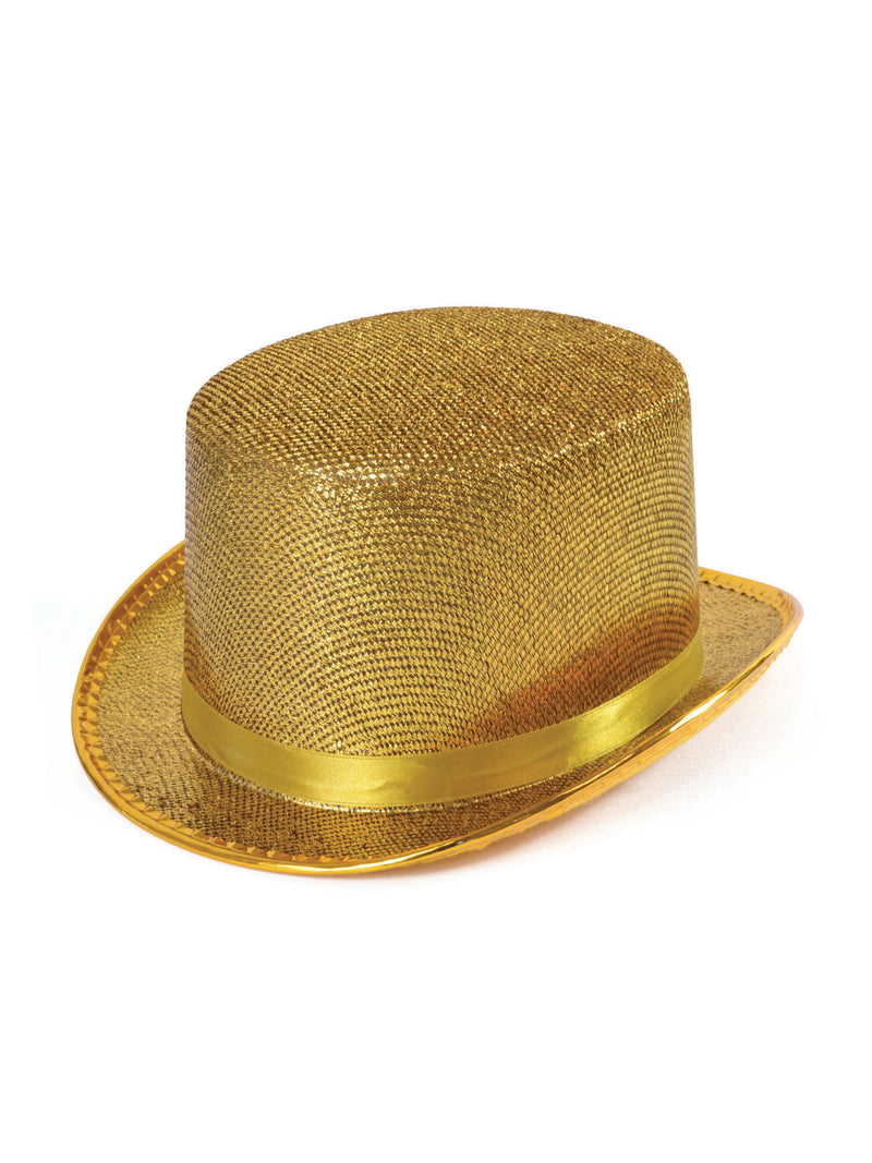 Gold Lurex Top Hat