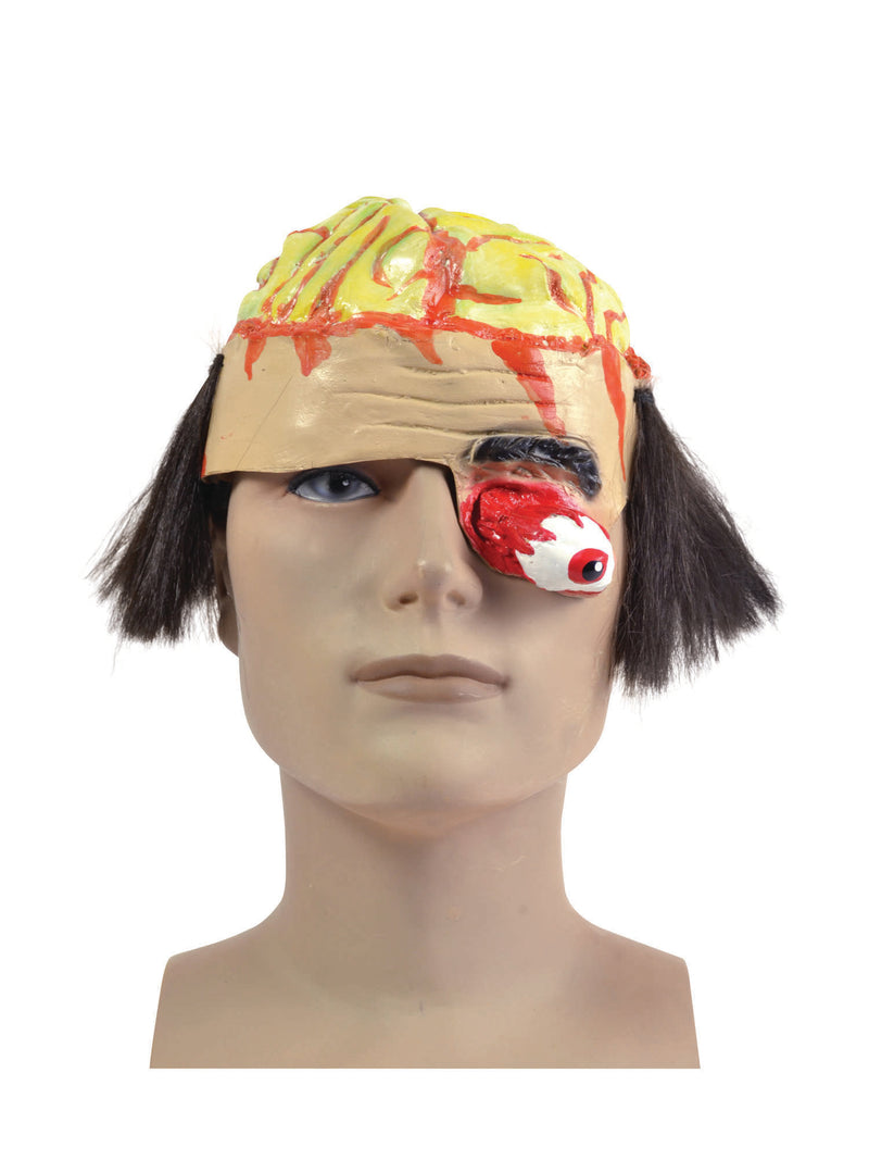Brain Headpiece Mask With Gory Eye