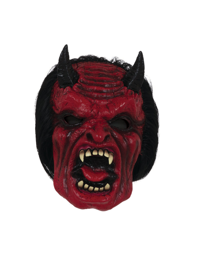 Devil Mask With Hair