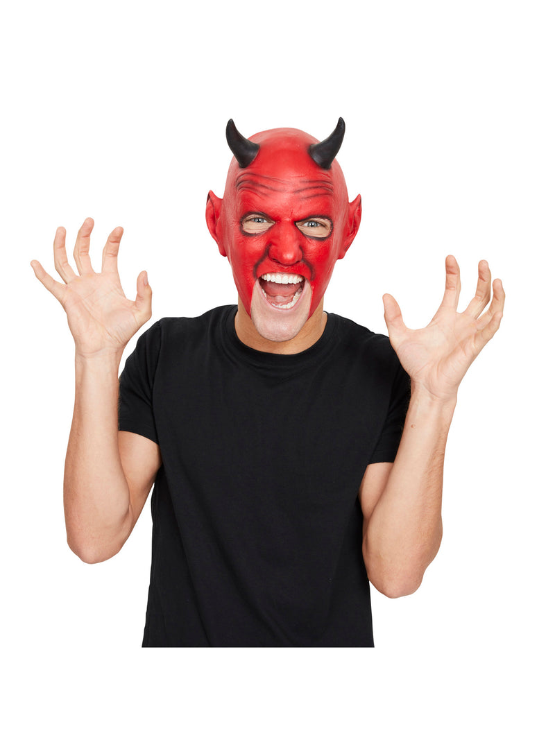 Devil Latex Mask (Mouth Free)
