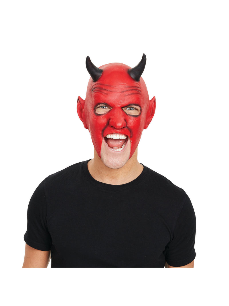Devil Latex Mask (Mouth Free)