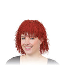 Red Tinsel Wig
