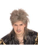 Brown & Blonde Deluxe Mullet Wig