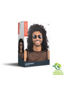 Black Glam Rock Black Wig
