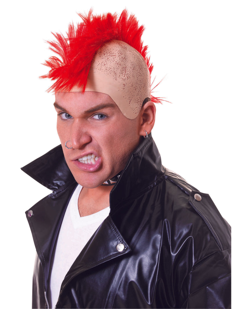 Red Mohican Wig