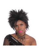 Black 80's Rock Idol Wig