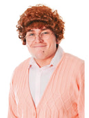 Brown Mrs Mop Wig