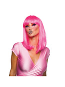 Neon Pink Chic Wig
