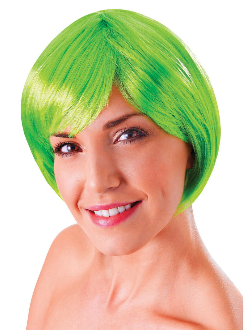 Green Flirty Flick Wig