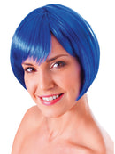 Blue Flirty Flick Wig