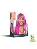 Purple Passion Black Wig