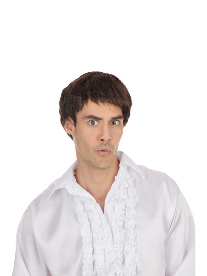 Brown 60's Male Wig