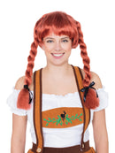 Auburn Fraulein Pigtail Wig