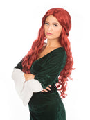 Auburn Medieval Lady Wing Wig
