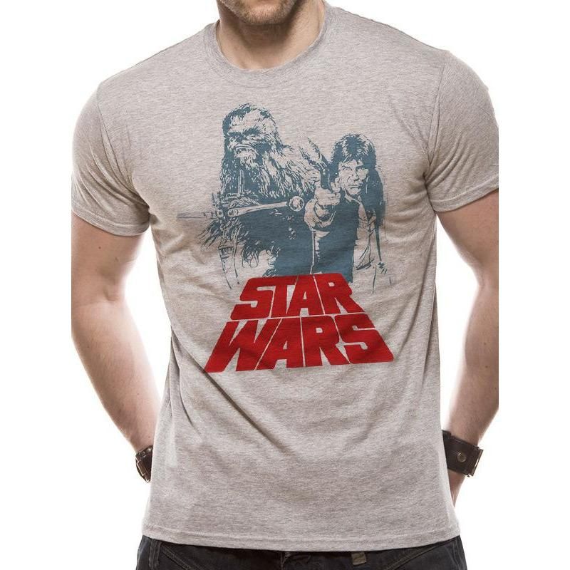 Han Solo & Chewie Retro T-Shirt