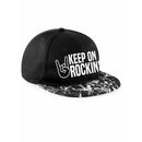 Black Keep On Rockin' Baseball Cap