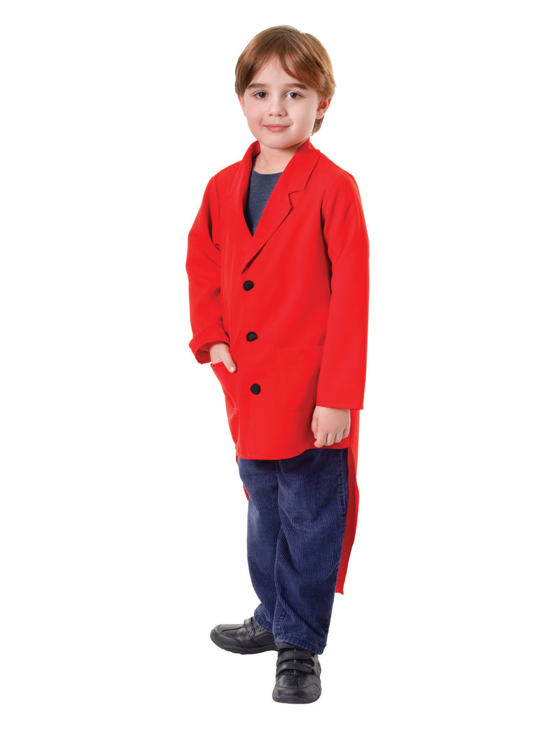 Child's Red Tailcoat Costume