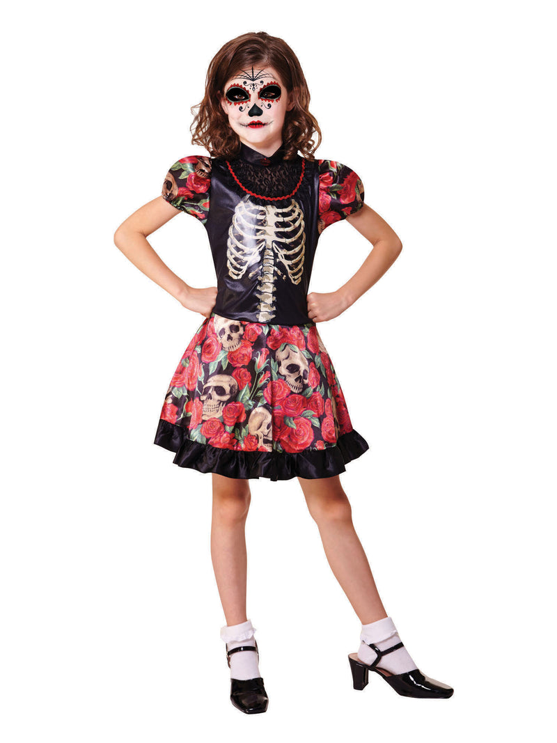 Child's Day Of The Dead Girl Costume