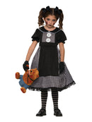 Child's Dark Rag Doll Costume