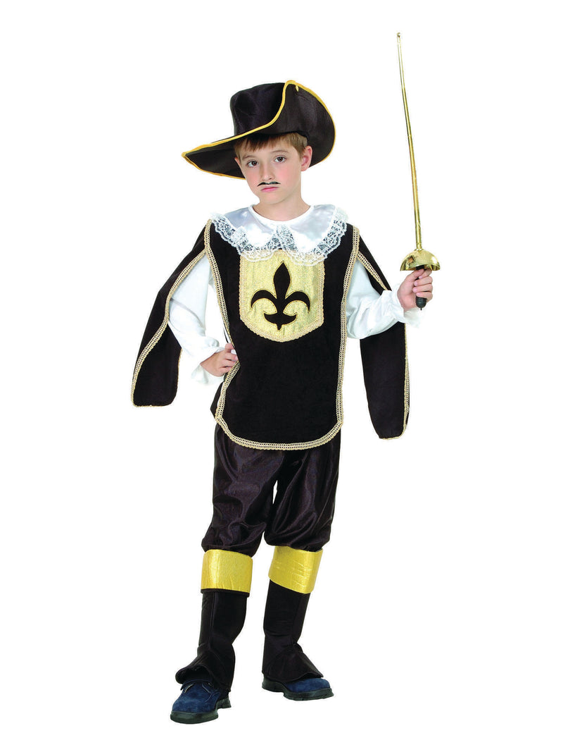 Child's Musketeer Boy Costume