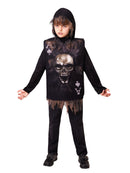 Child's Skeleton Tabard & Hood Costume
