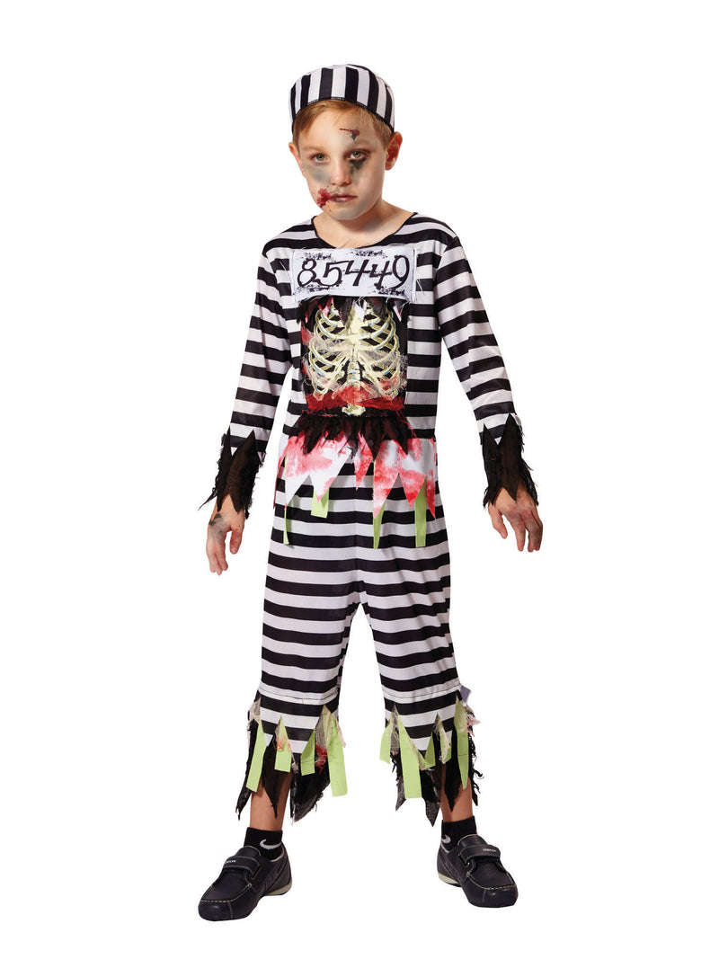 Child's Skeleton Prisoner Costume
