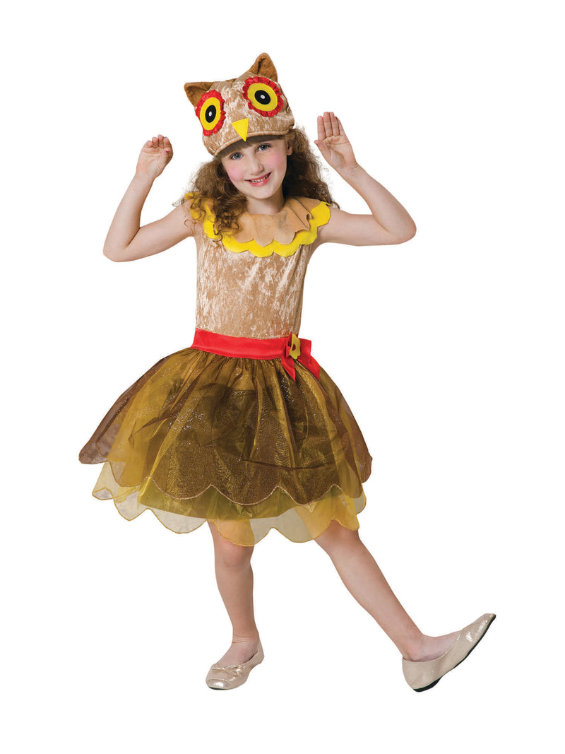 Child's Owl Girl Costume