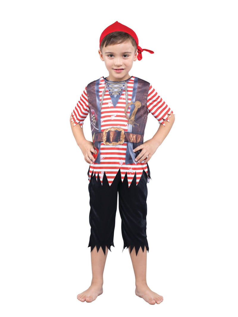 Child's Pirate Boy Sublimation Print Costume