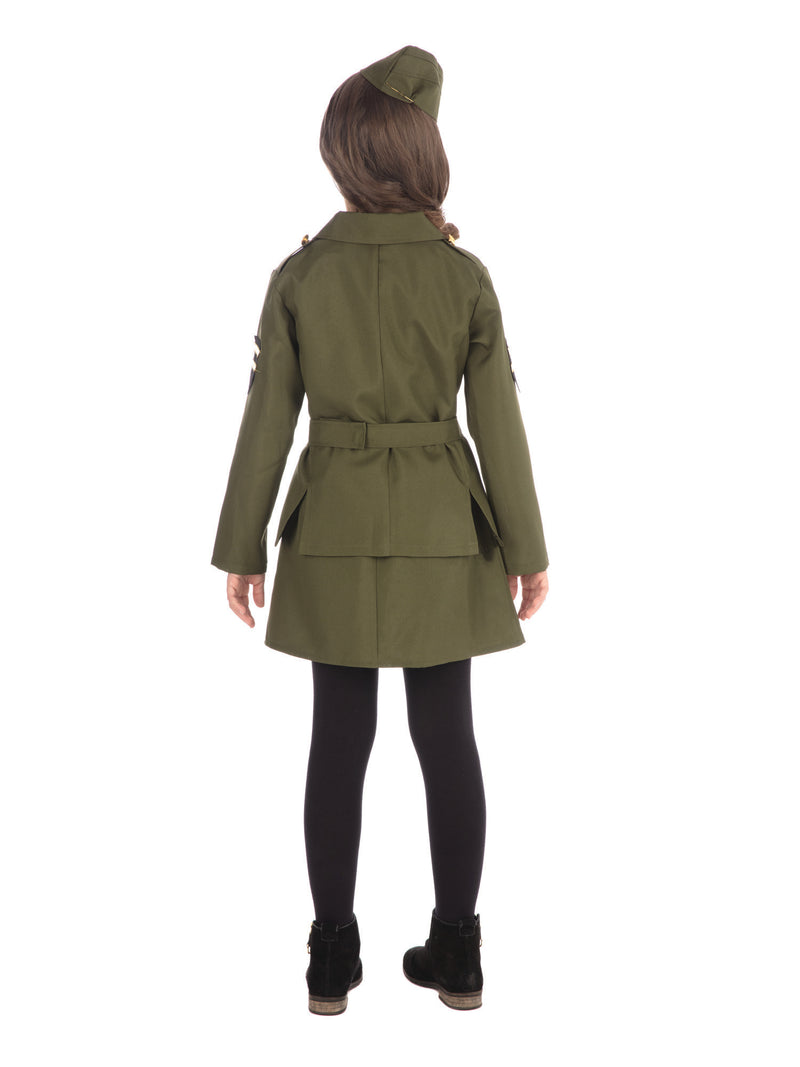 Child's WWII Soldier Girl Costume