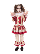 Child's Carnival Clown Girl Costume