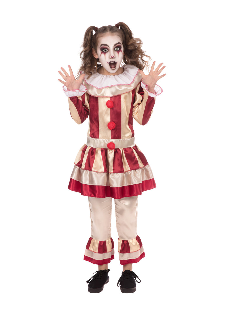 Child's Carnival Clown Girl Costume