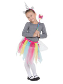 Rainbow Unicorn Tutu/Headband Wand Set