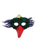 Red Bird Feather Mask